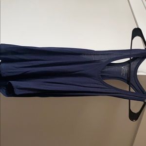 American eagle navy Razorback tank top